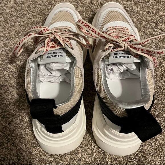 Zadig & Voltaire Future platform sneakers size 41 - Picture 9 of 11